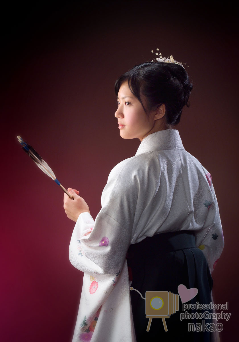 通し矢 出場記念 女性 スタジオ写真