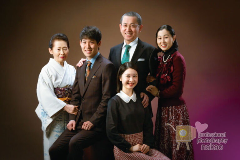 家族の今!、を残す 家族-親子3世代