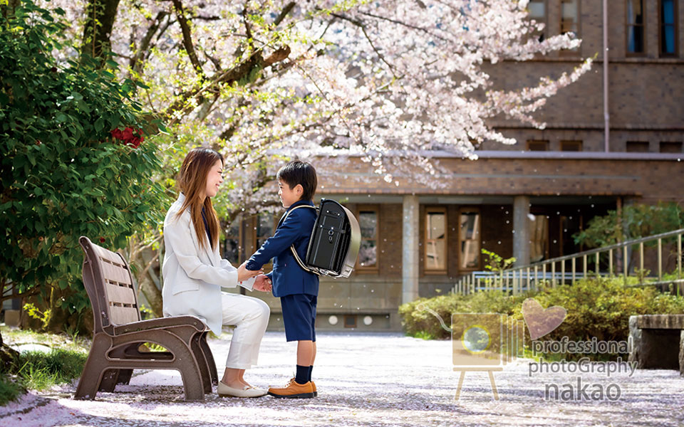 小学校の入学記念写真