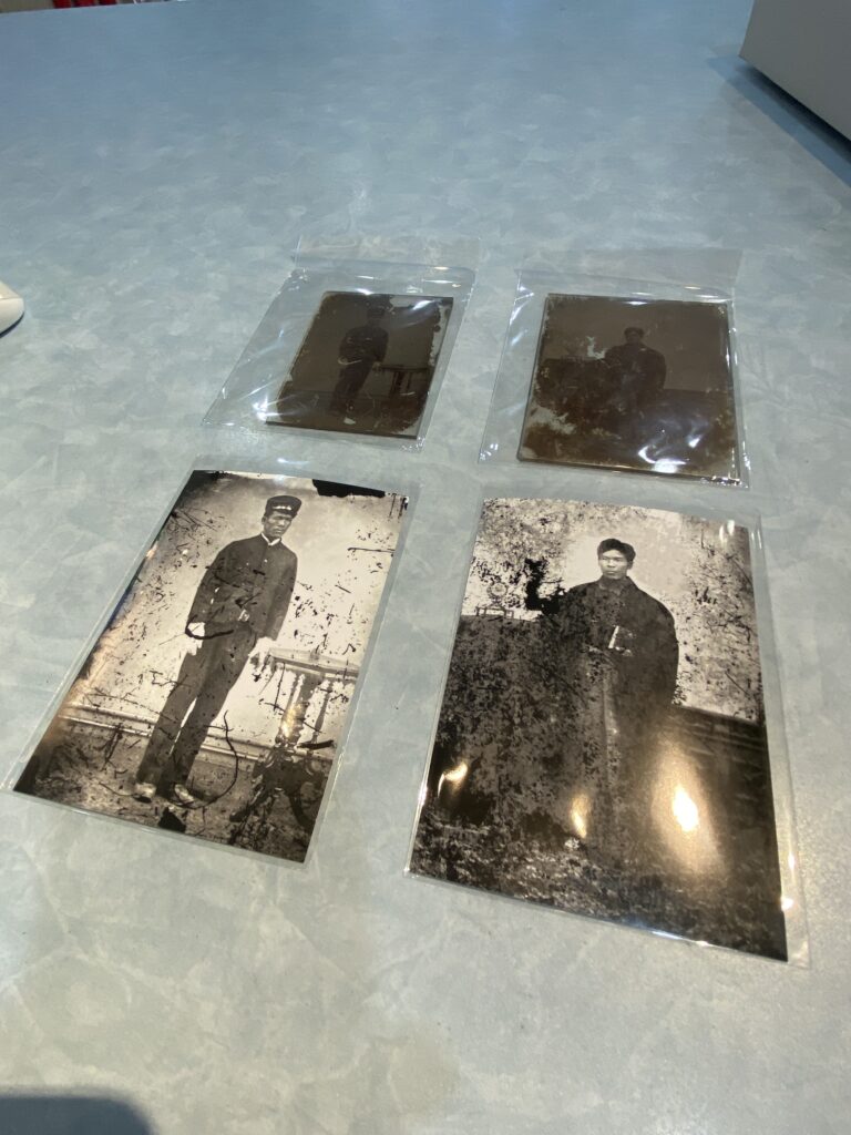 ガラス乾板と仕上がったお写真